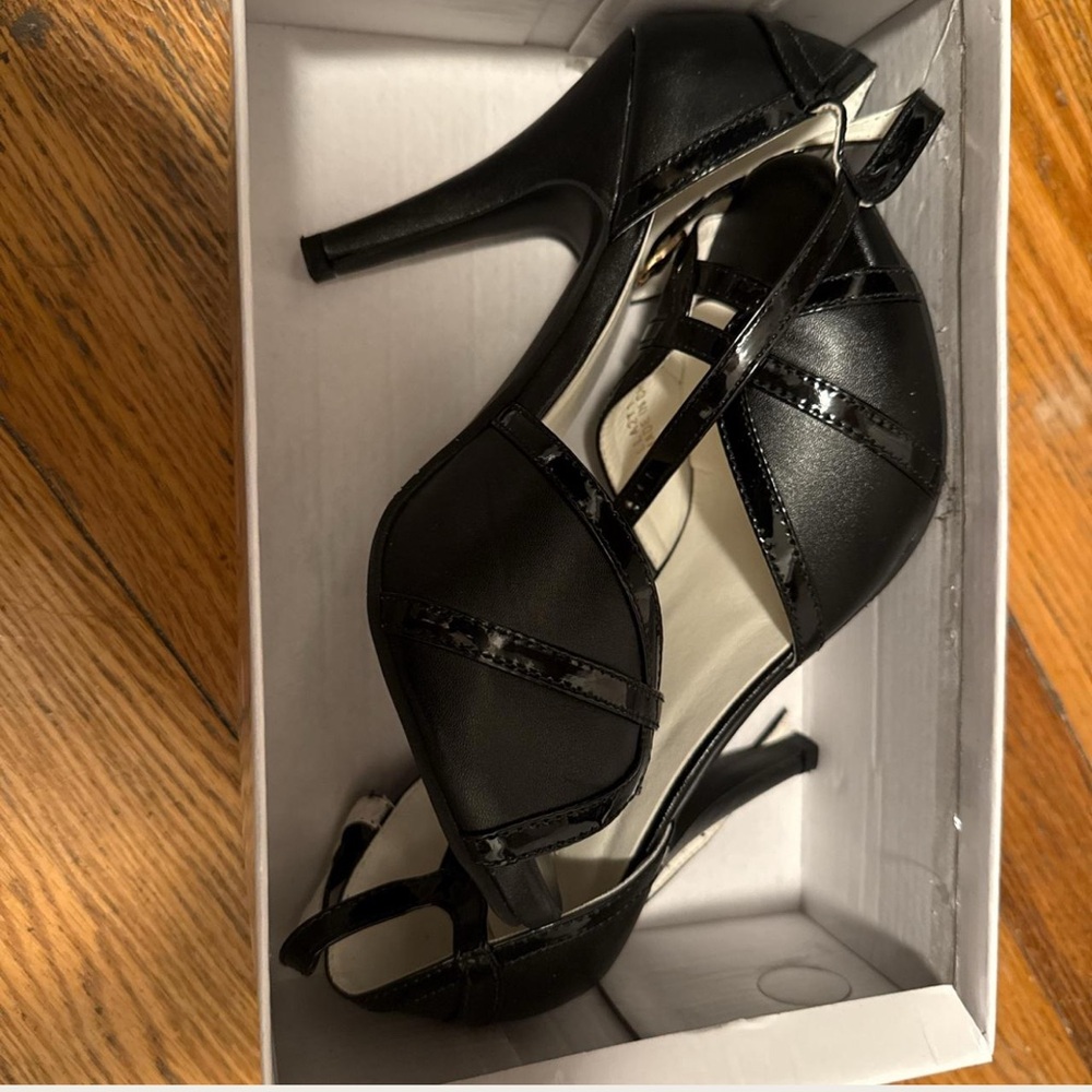 Elegant Black strappy heels
